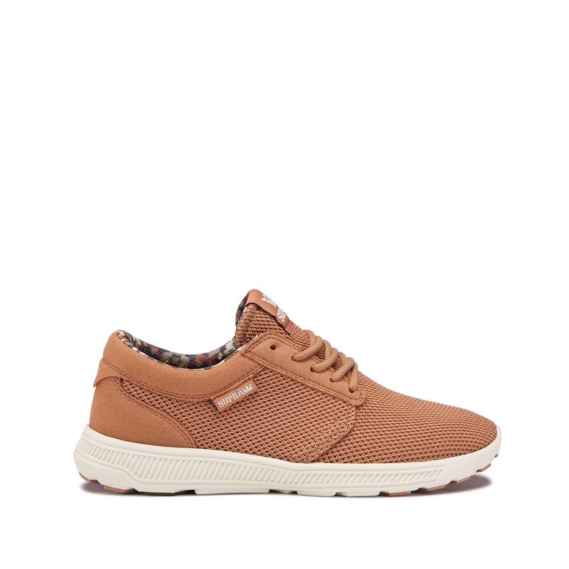 Supra Womens HAMMER RUN Low Tops Shoes Brown - India (ITLQDO536)